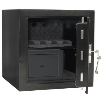 Rottner Kurzwaffentresor EN 1 Tank Doppelbartschloss schwarz S00348